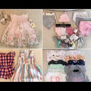 Baby Girl Lot, Size 0-3 months - 12 months